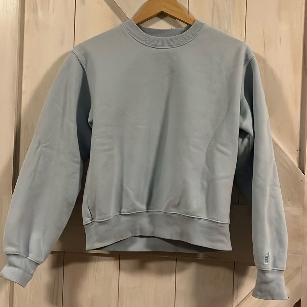 TNA perfect cozy fleece crew neck
